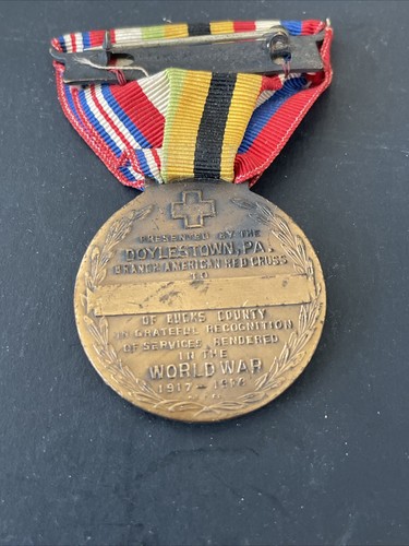 German US WW1 Iron Cross Pershing 48 Star Doylestown & New York Service 108th - Picture 12 of 21