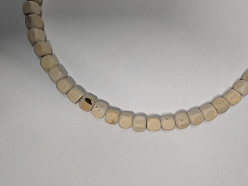 Lot of 3 Off White Wood Bead Wreaths 50 Beads Per Wreath Great for Crafting 10in - Bild 3 von 3