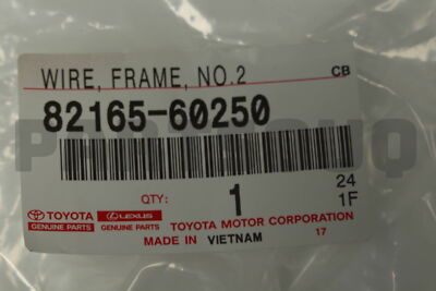 8216560250 Genuine Toyota WIRE, FRAME, NO.2 82165-60250 | eBay