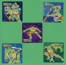 10 Teenage Mutant Ninja Turtles Classic - Large Stickers - Leonardo, Donatello