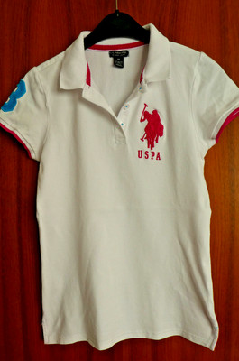 Shirt US Polo ASSN weiß kurzer Arm Gr. M
