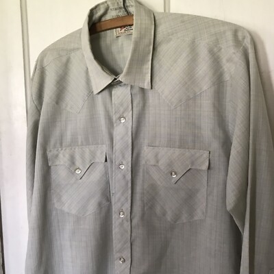 ▪60’s【TEM TEX】VINTAGE SHIRT Vintage 1950s/60s Tem-tex Cotton Plaid Western Shirt. Size Medium