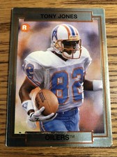 Tony Jones RC Rookie 1990 Action Packed Update Oilers #53 *7675*