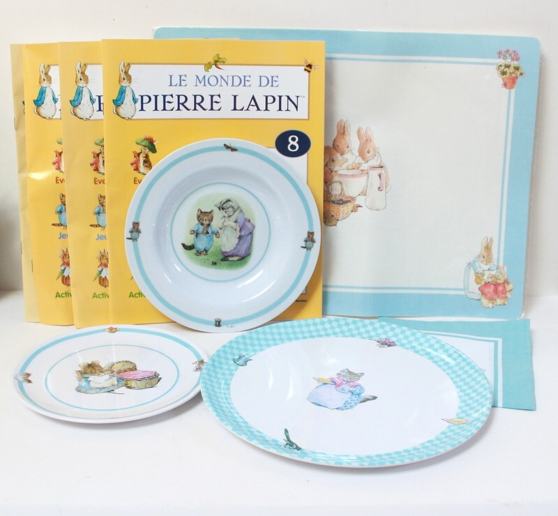 Set de table Béatrix Potter tons bleus Frederic Warne vaisselle enfant 5 pièces - 4