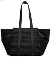 Skip Hop Highline Diaper Bag Tote New Black Changing Pad New