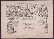 Great Britain, Thomas White Broadsheet Unused Mulready Caricature, Original