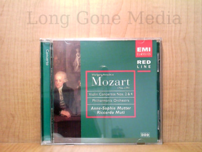 Mozart: Violin Concertos Nos 2, 4 by Anne-Sophie Mutter, Riccardo Muti (CD)
