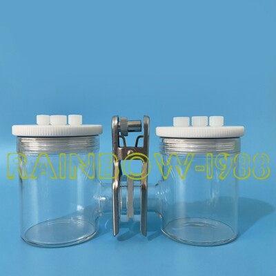 CH2010-S H type exchangeable membrane sealed 150ml-150ml electrolytic cell