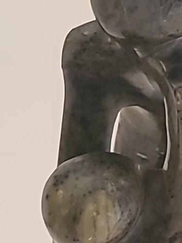 Mutter/Vater/Erwachsene & Person/Kind Skulptur Stein Künstler signiert D Hove 9 Zoll groß - Bild 11 von 24