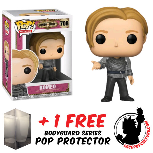 Funko Pop Romeo And Juliet - Romeo #708 Vinyl Figure + Free Pop Protector