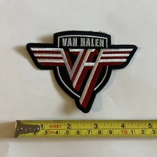 VAN HALEN   LOGO SHAPED EMBROIDERED PATCH