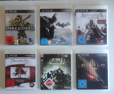 PS3 Spiele: Darksiders, Batman, A.C. III, Dragon Age, Fallout 3, Diabolo 3 - DE