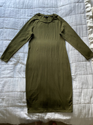 green primark dress Primark Cares Green Yellow Keyhole Floral Tropical Shift Mini Dress Size 8