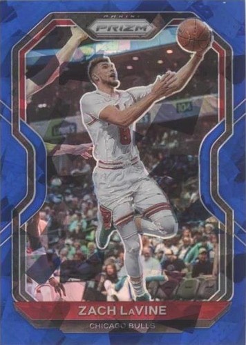 Zach LaVine 2020-21 Panini Prizm Basketball Blue Ice 085/125 [3hk