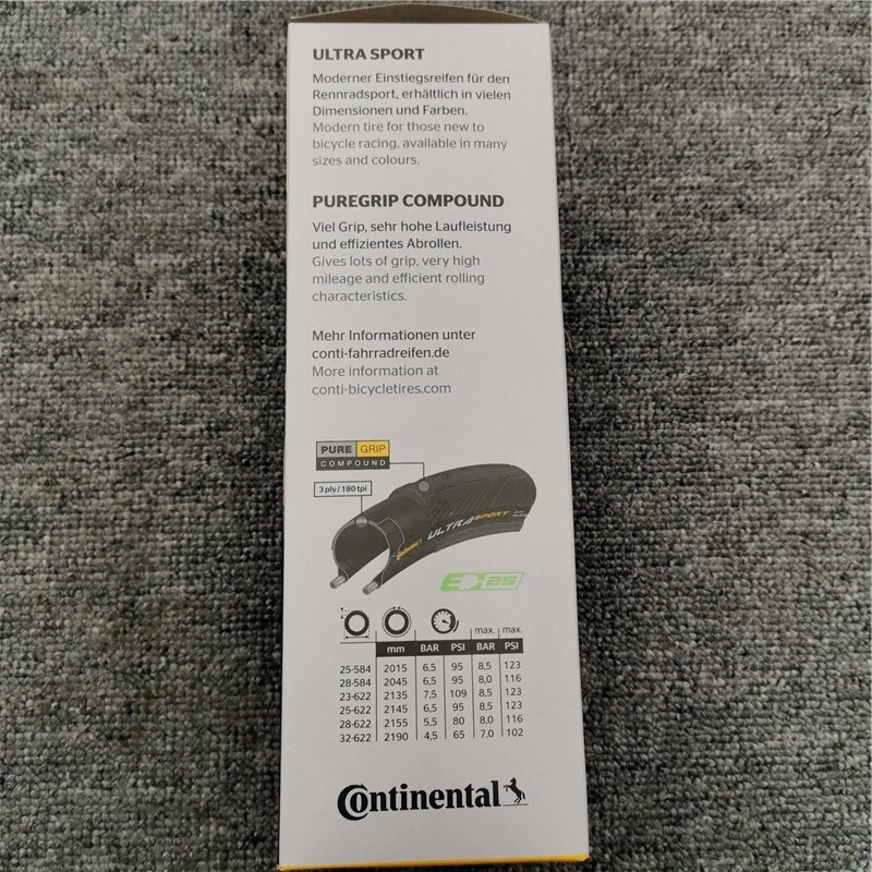 Continental Ultra Sport III bicycle Folding Road Tyre 700*23C 700*25C 700*28C - image 2 of 3