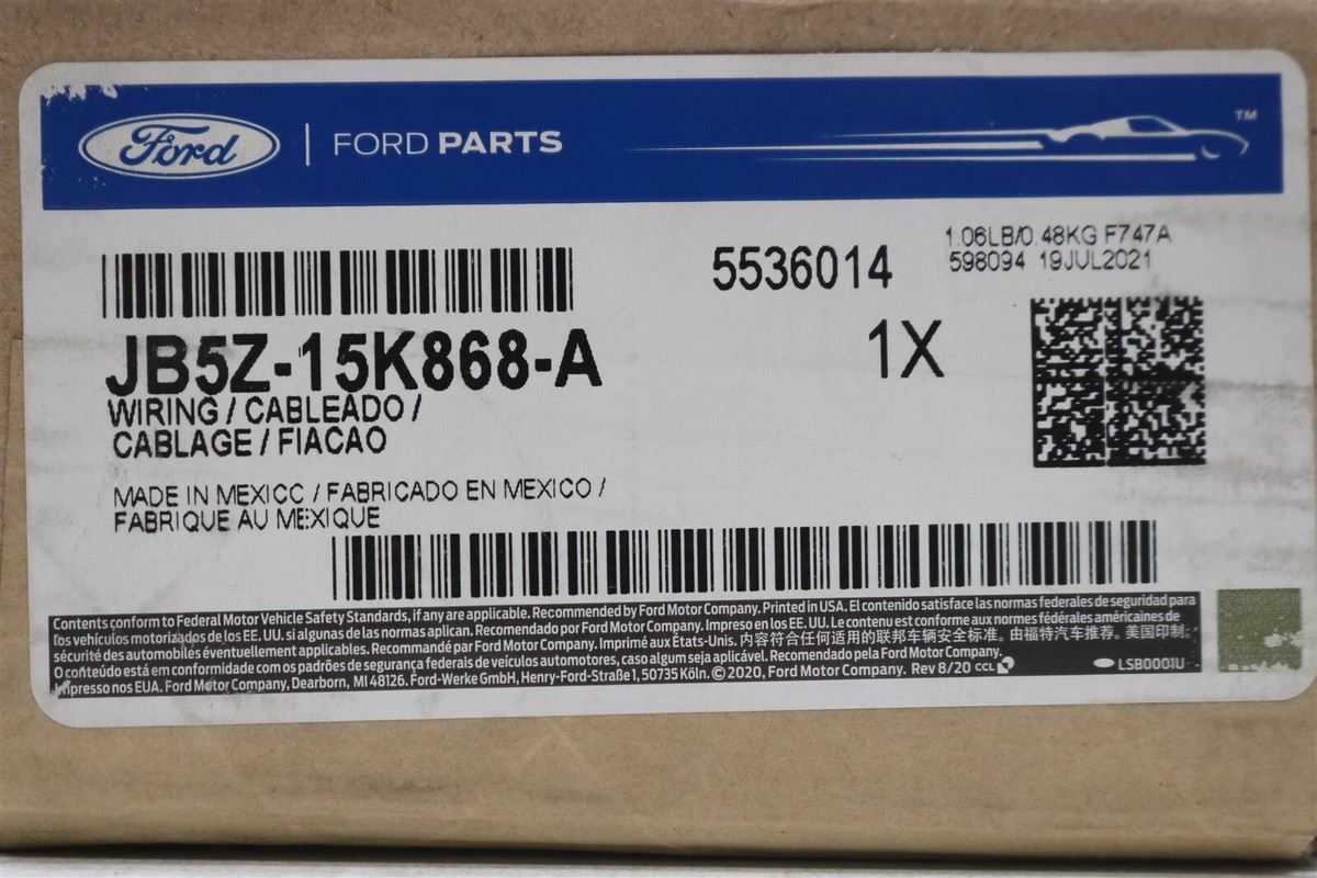 NEW OEM Ford Parking Aid System Wiring Harness Rear JB5Z