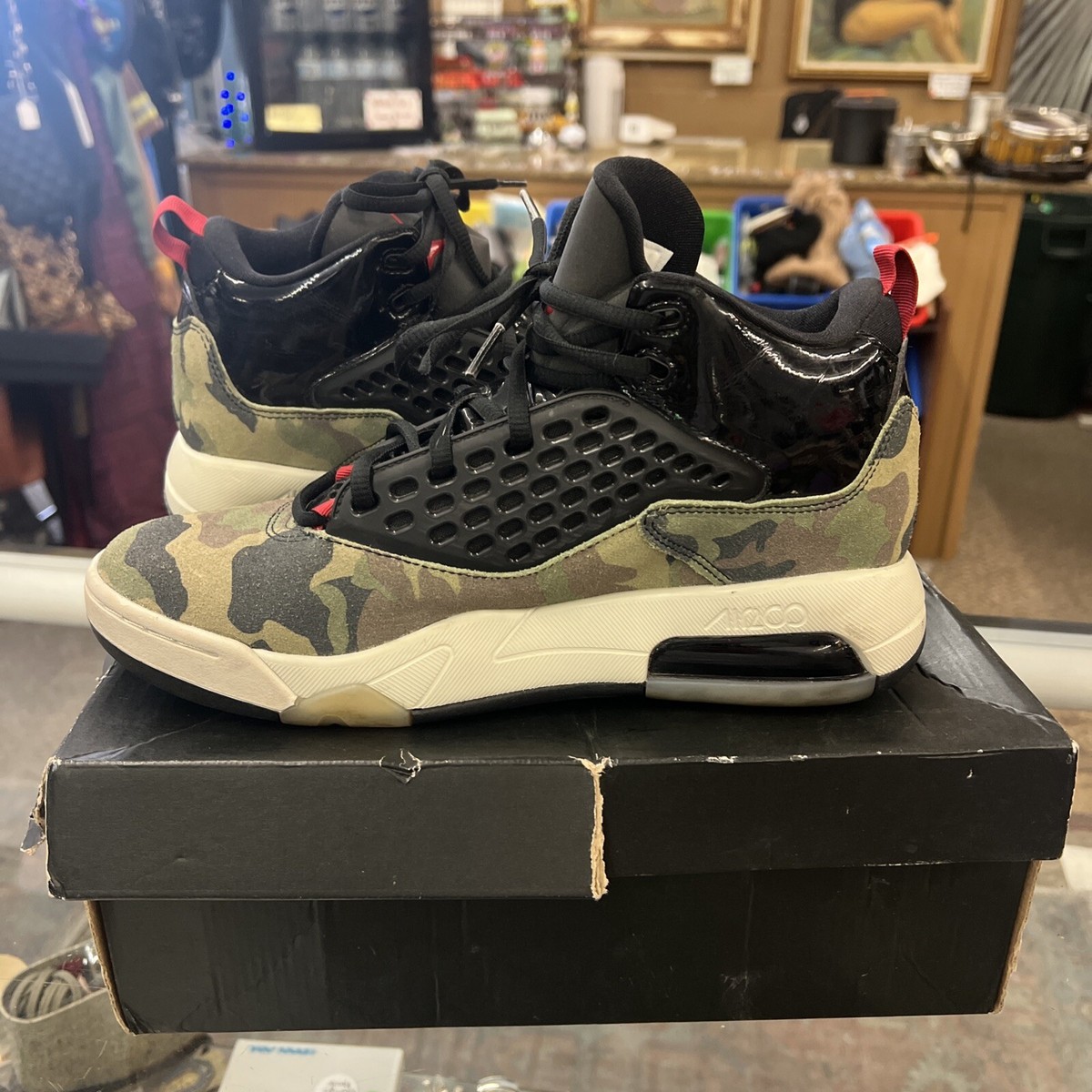 スニーカー Nike Air Jordan Maxin 200 Camo 2020 SS 20 Nike Jordan Maxin 200 Camo 2020 CD6107-200 Mens Size 12 | eBay