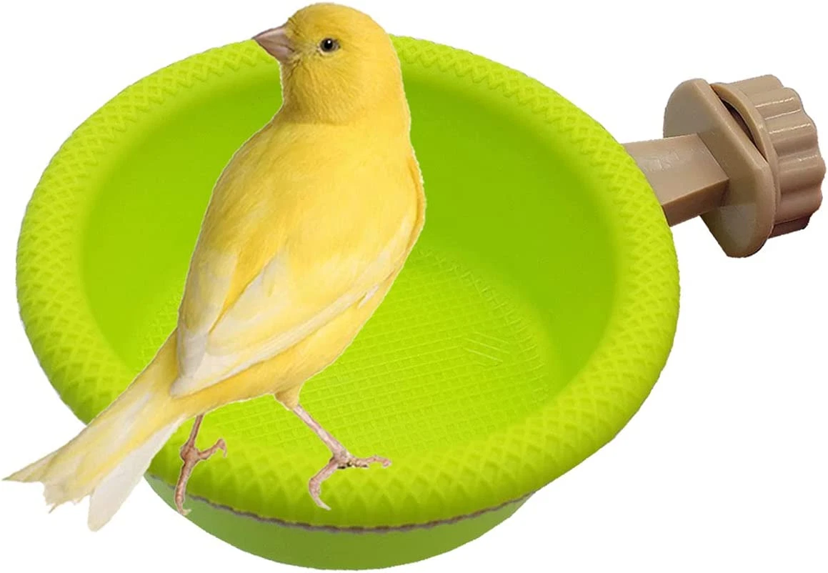 Bano Para Pajaros En Jaula De Multiples Funciones Suministros Para Jaulas 4.5In