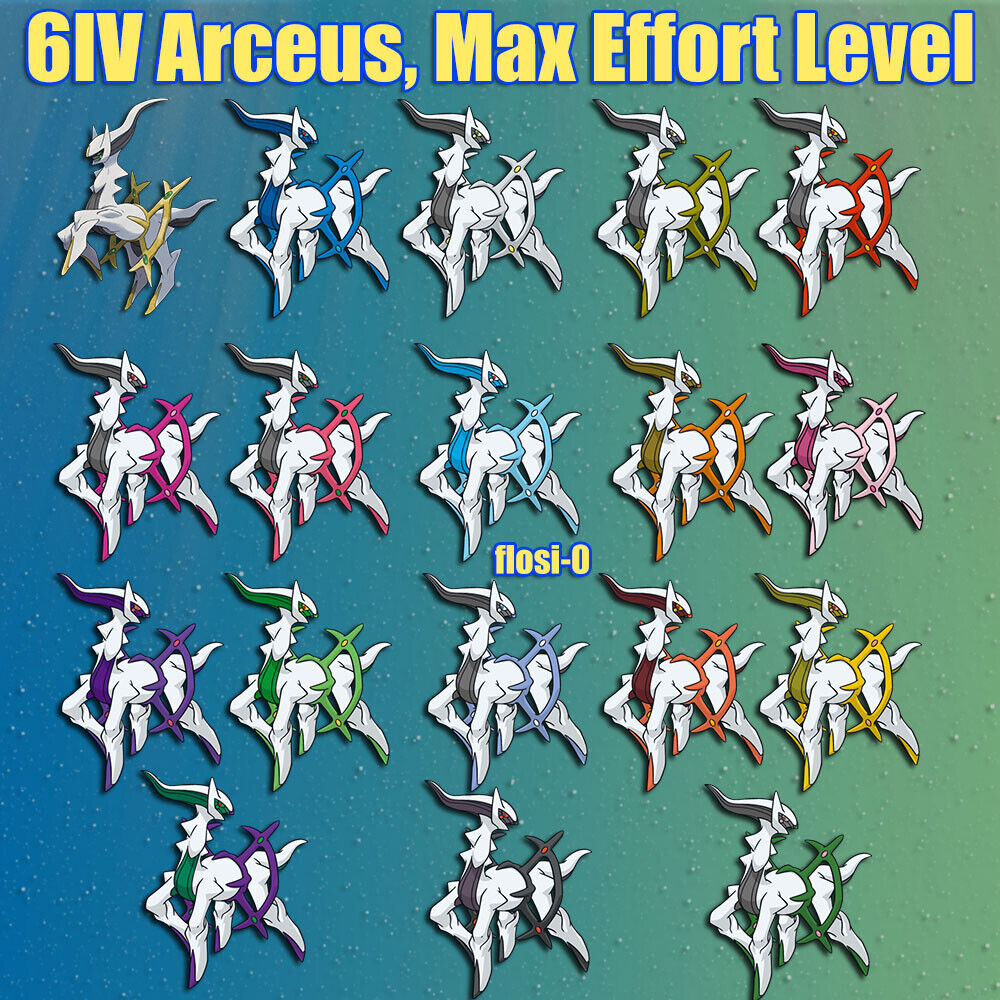 Pokemon Legends Arceus Shaymin Max Effort Levels 6IV-EV Trained –  Pokemon4Ever