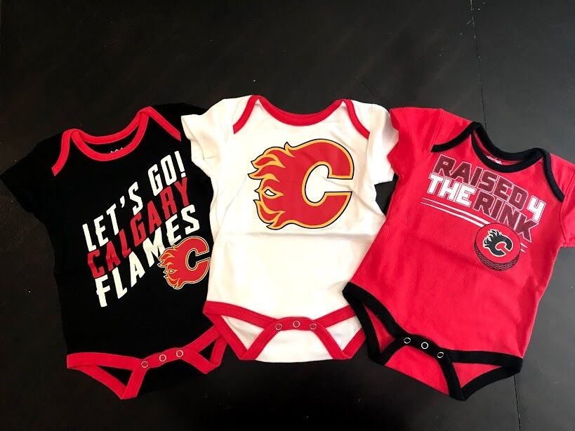 NHL Calgary Flames 3-Pack Onesie