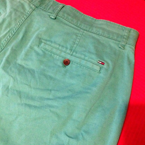 Boutiques TOMMY HILFIGER pantaloni corti uomo bermuda cotone Mis. W38 IT56