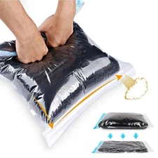 ALMING Compression Bags - Travel Essentials 12 Pack Space Saver No Vacuum or ...