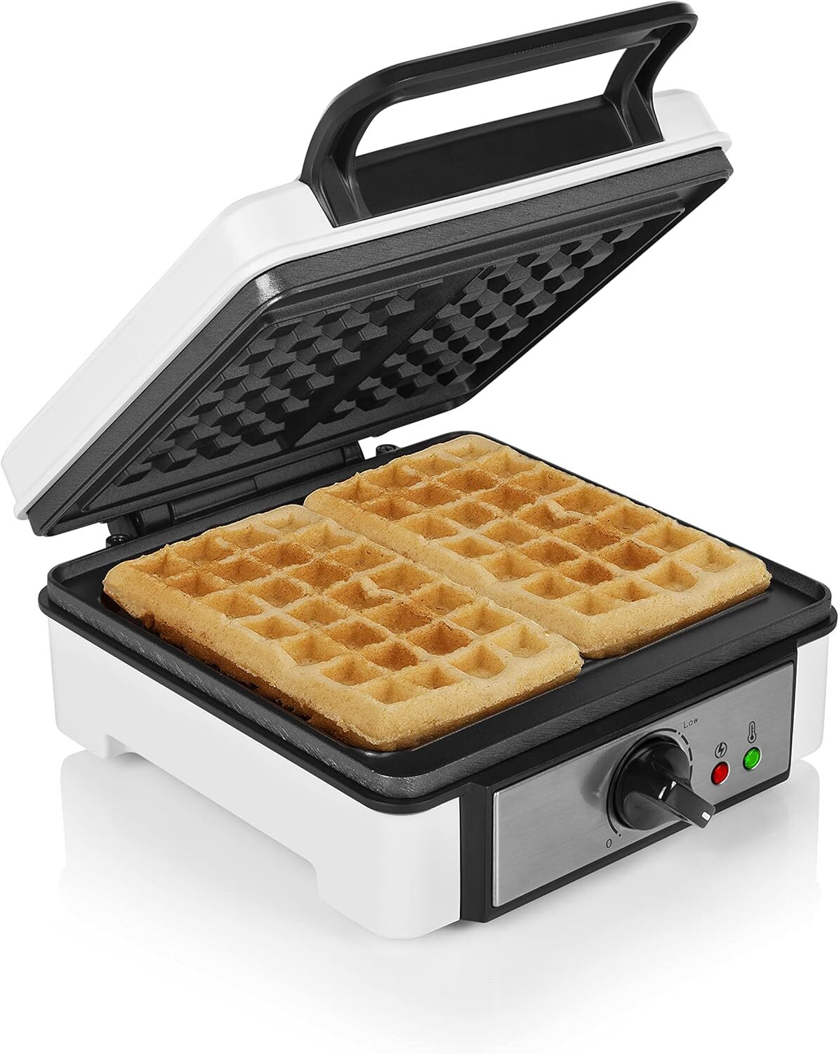 Princess Waffle Iron 132397, a forma di waffle belga, 1200 Watt, lunghezza...
