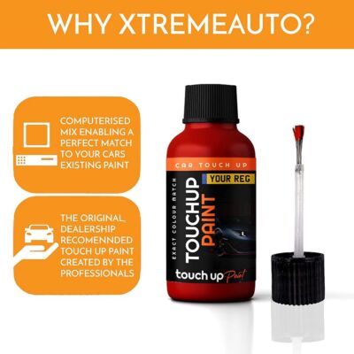 Xtremeauto Custom Touch Up Paint For Kia Venga (30ml) - Match By Reg Number