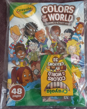 Crayola Colors Of The World Coloring Activity Book w/ Multicultural Crayons