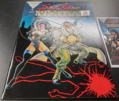 Sachs & Violens (1993) #1 SIGNED by Peter David Notarized Witness of Signature - Picture 3 of 6