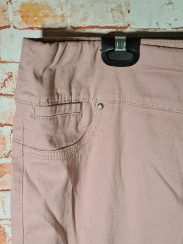 BNWT Ladies Sz 18 Rivers Powder Pink Comfort Skinny Pull On Style Pants Jeans - Picture 3 of 3