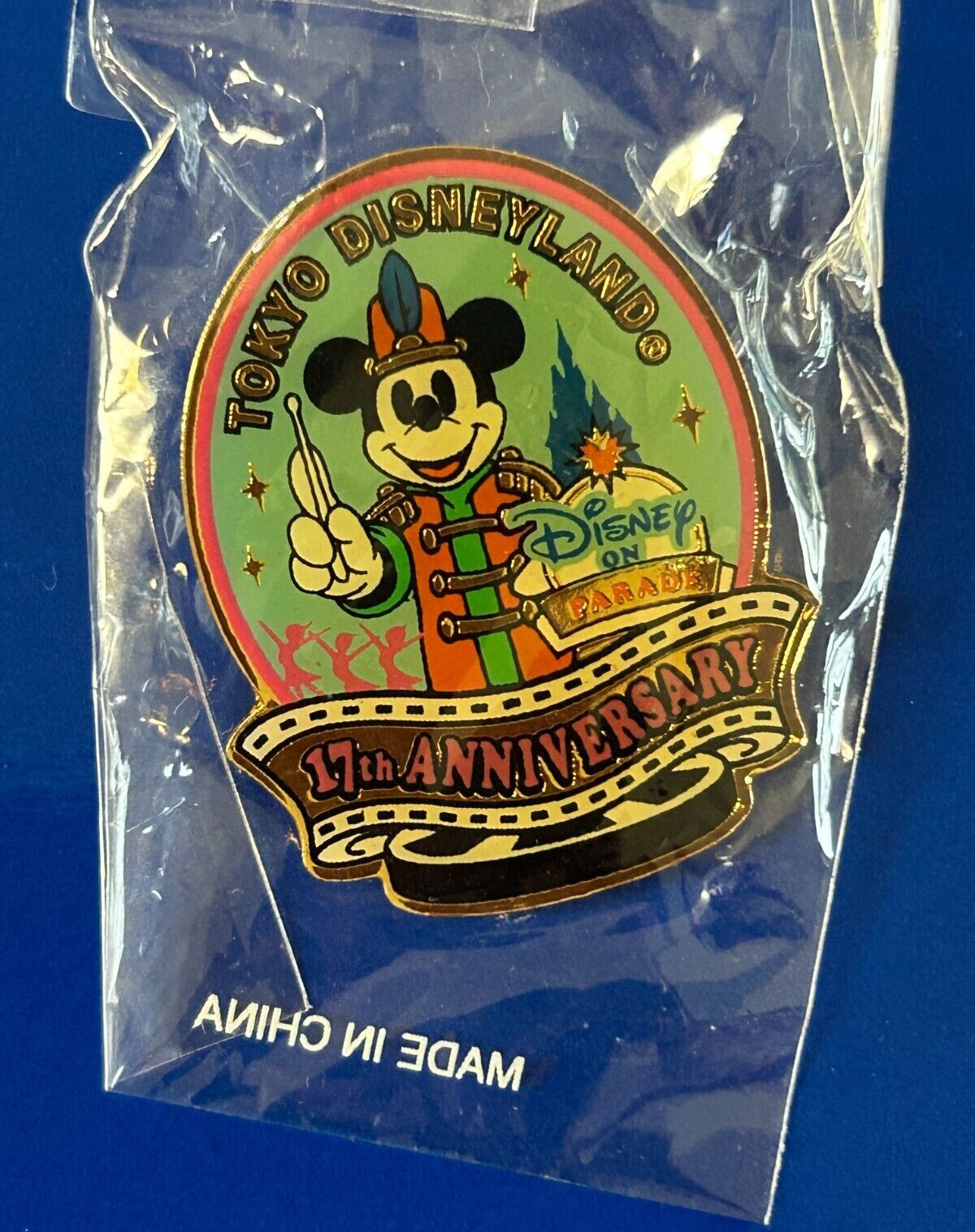 Walt Disney Tokyo Disneyland 17th Anniversary Limited Edition Pin