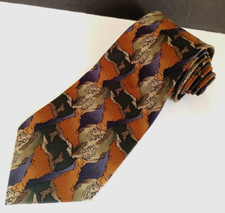 Vintage J. Garcia Tie Flamenco Dancer Collection Nine 100% Silk 58"L Made In USA