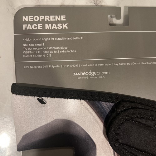 Vendetta V Anarchy full neoprene face mask Zan Headgear WNFM410 Costume - Picture 3 of 5