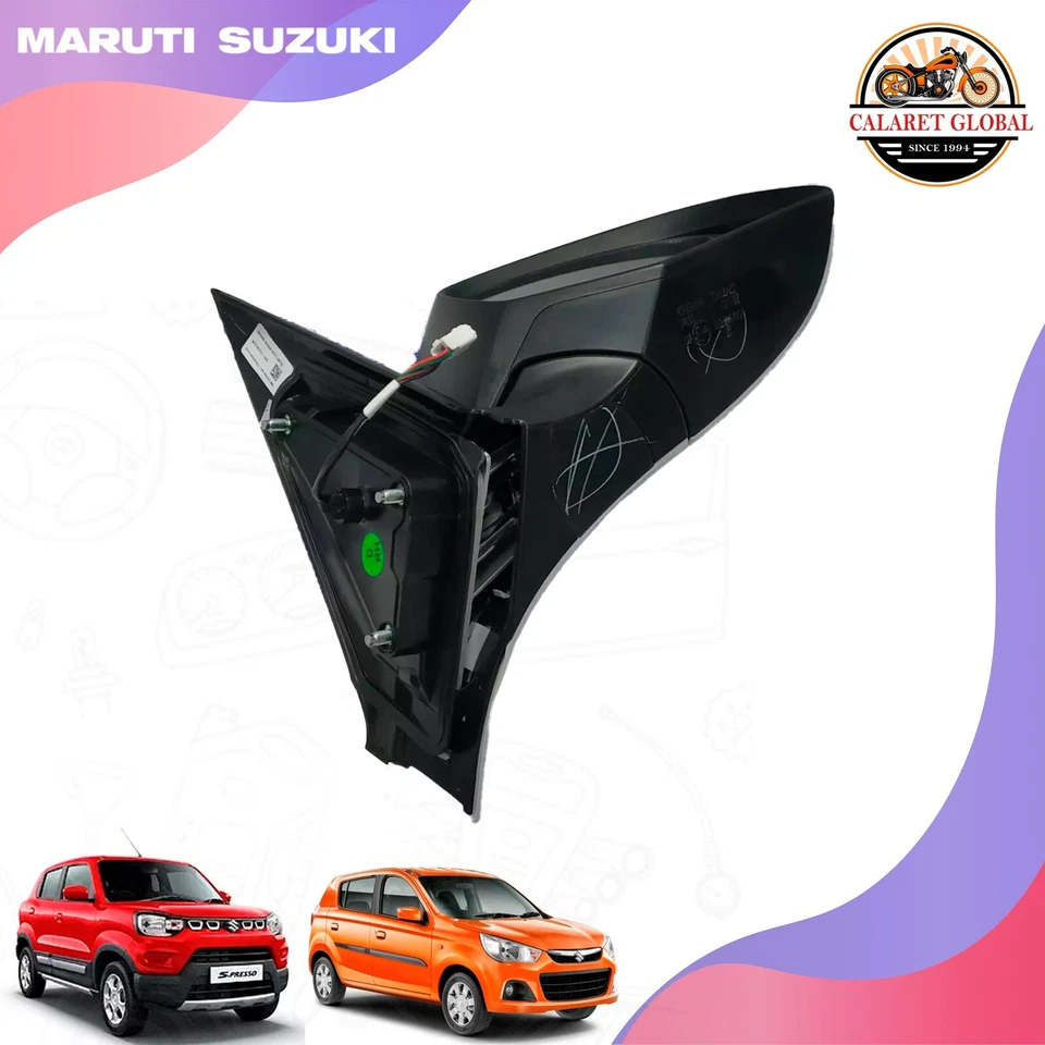 Conjunto de espejo retrovisor derecho y derecho RR OEM para Maruti Suzuki Swift 2011-2017 Swift Dzire Foto 3 de 4