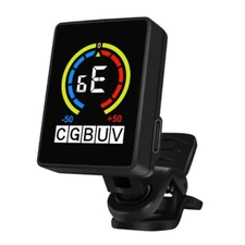 Rotatable Guitar Tuner, Clip on Tuner, Digital Electric Tuner with LCD Display