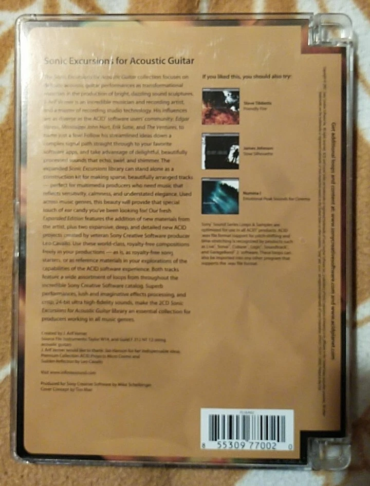 Sony Sound Series J. Arif Verner Sonic Excursions For Acoustic Guitar... - Bild 3 von 3