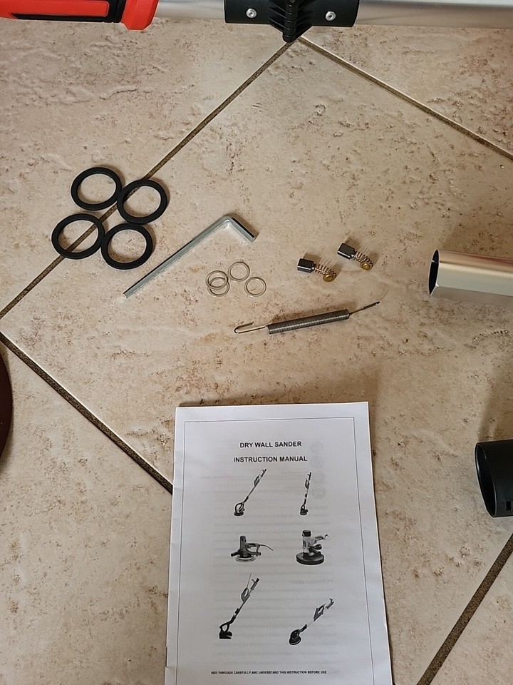 VEVOR 9" Drywall Sander 850W 6 Variable Speed Sanding Machine Vacuum