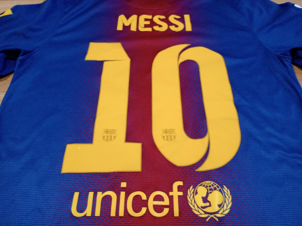 2012/13 FC Barcelona #10 Messi Football Shirt Nike Size S