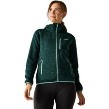 Image of Regatta Womens Hooded Newhill Fleece Full Zip Jacket
