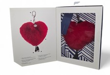 Rebecca Minkoff Heart Shaped Red Power Puff Keychain iPhone/iPod Charger 2000Mah