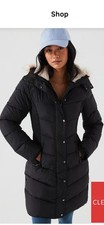 EverydayWaist Detail Padded Coat - Black