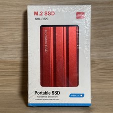 M.2 SSD Hard Drive Enclosure to USB 3.1 Gen2 Type-C 16tb SHL-R320,
