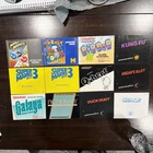 Lot of 12 NES Manuals Original VTG Instruction Booklets for Nintendo Games