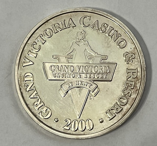 Grand Victoria Casino and Resort (2000) The Dawn of a New Millenium Silver Round
