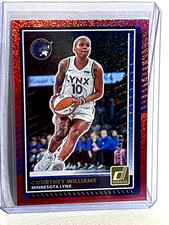 COURTNEY WILLIAMS #70 2025 Donruss WNBA Red Shimmer MINNESOTA LYNX /399