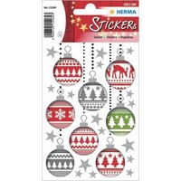 "Herma Weihnachts-Sticker Decor \"Christbaumkugeln\" 3 Bis 60 Stk Spare 70%"