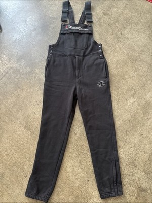 Champion Super Fleece 3.0 Sweatpants Overalls Logo Gray Men s Size S