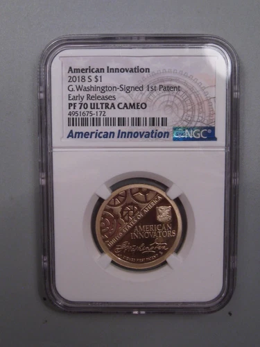 American Innovation 2018 $1 G.Washington NGC PF70 Ultra Cameo. #27