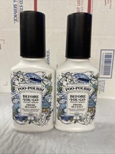 2 Poo-Pourri Before-You-Go Toilet Sprays Fresh Sea Salt, 4 Fl Oz, Sea Salt New 